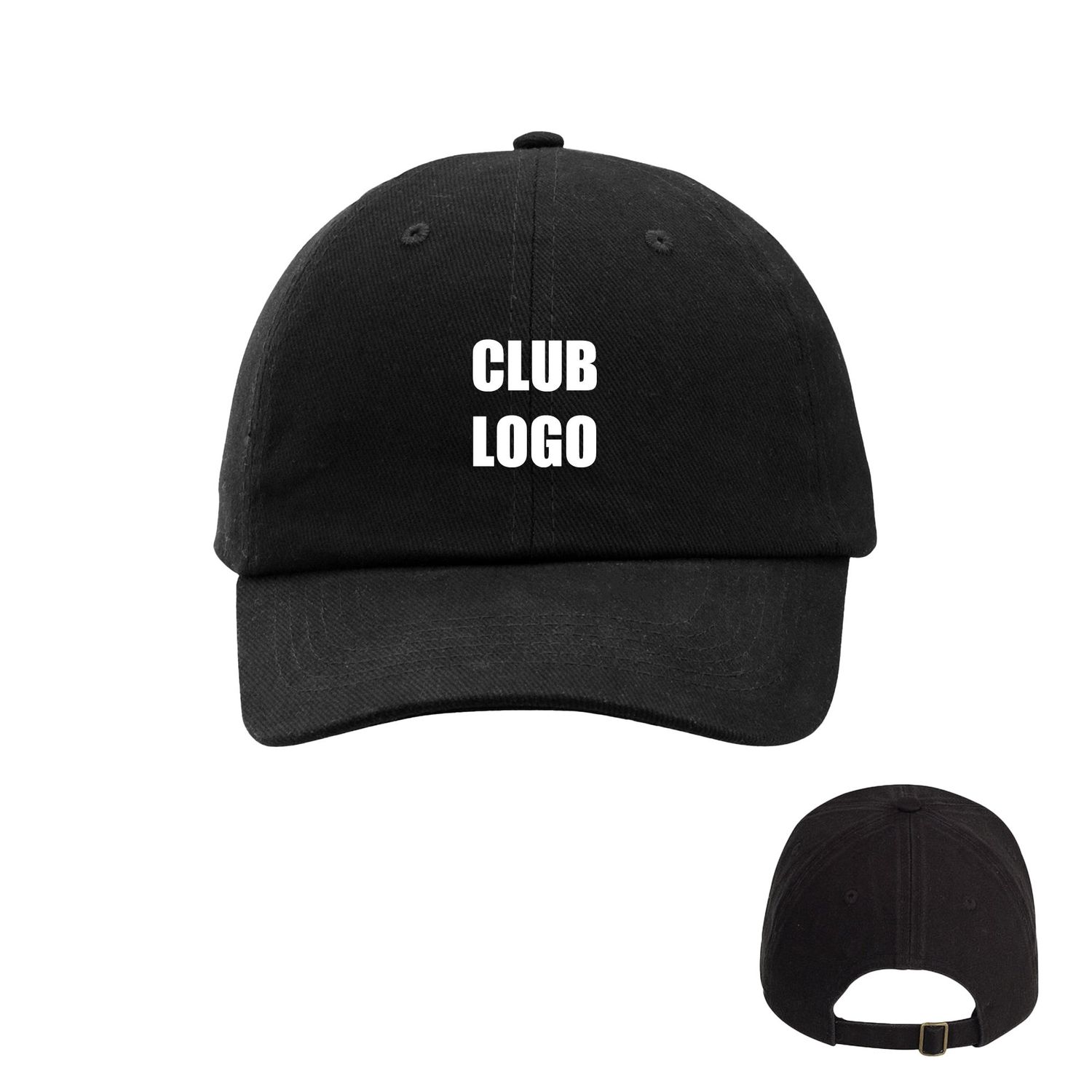 TEAM HAT ADJ (BLACK)