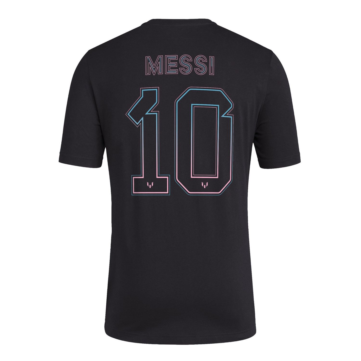 MESSI "M" GRAPHIC TEE (BLACK/PINK/BLUE)
