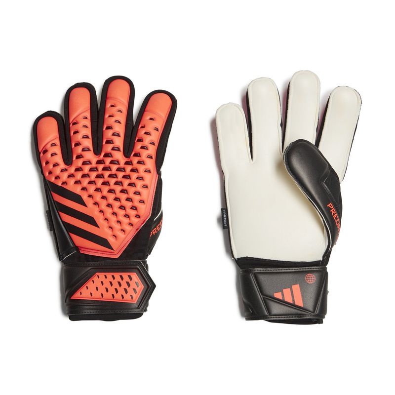 PREDATOR MATCH FINGERSAVE GK GLOVES (ORANGE/BLACK)