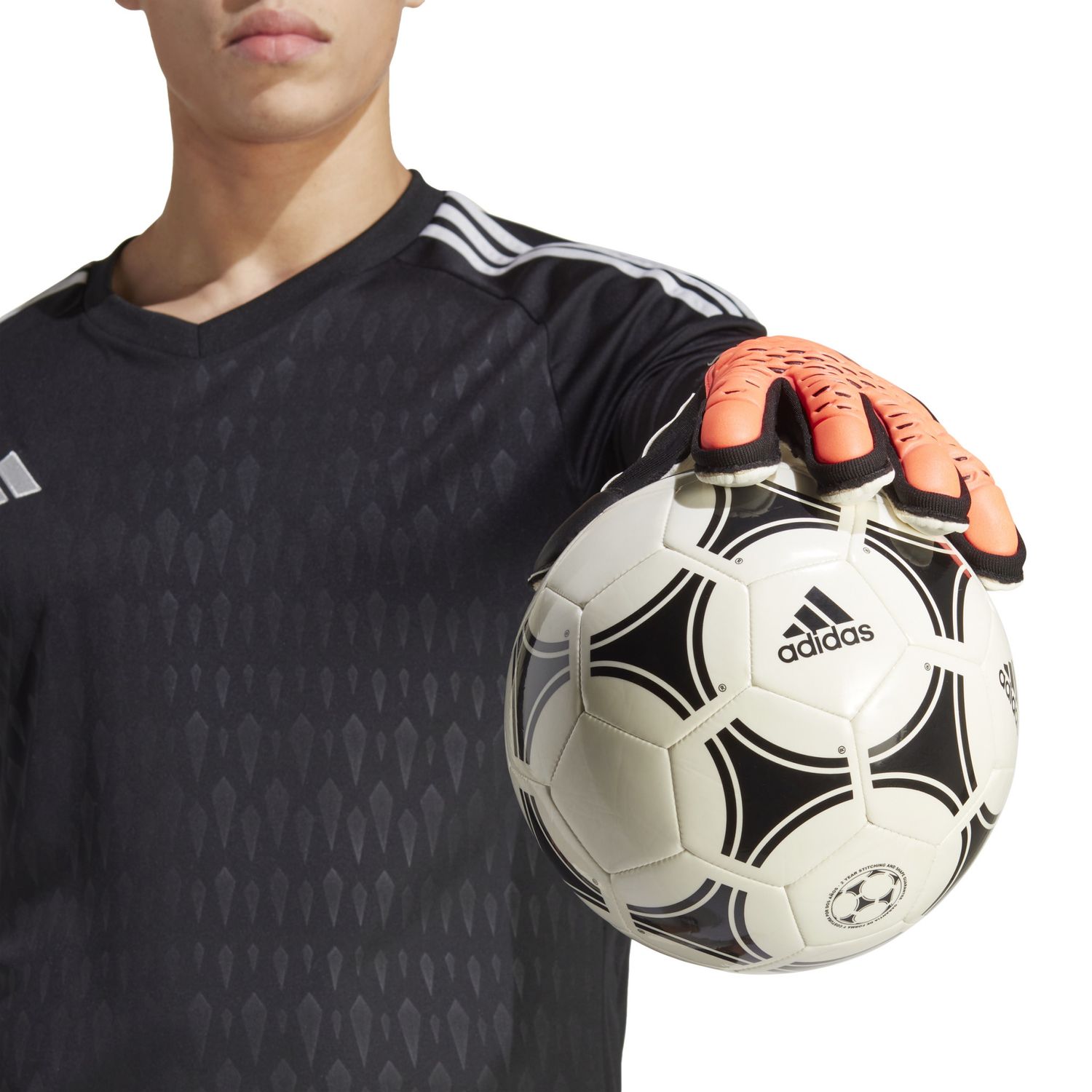 PREDATOR MATCH FINGERSAVE GK GLOVES (ORANGE/BLACK)