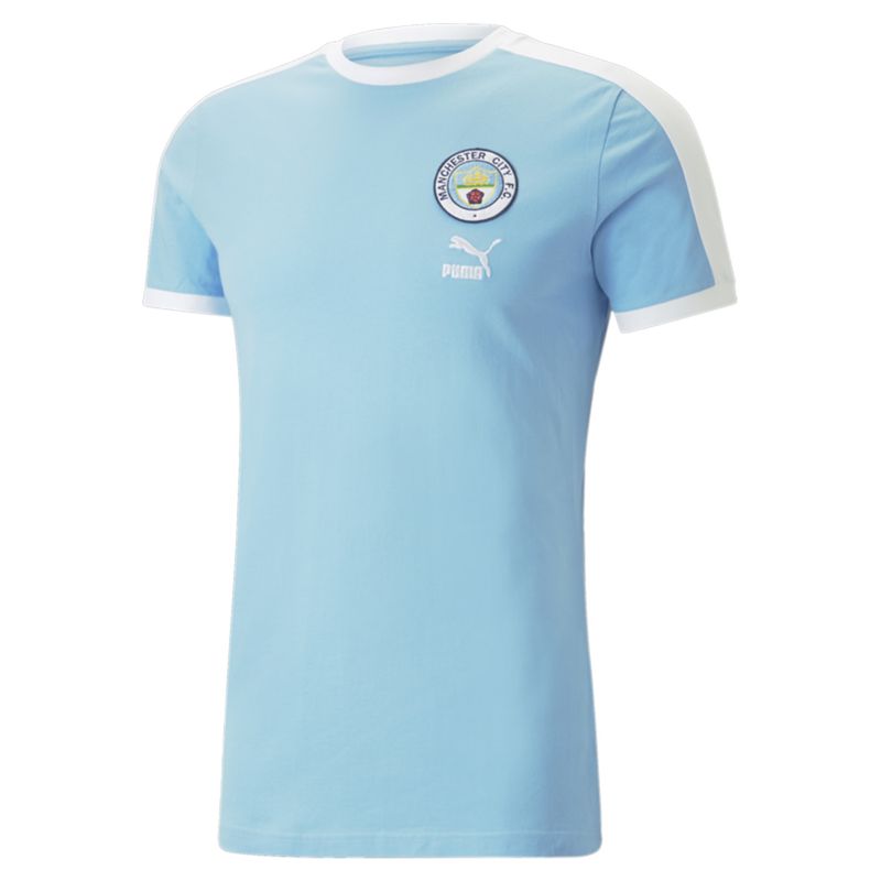 MANCHESTER CITY 22/23 FTBLHERITAGE T7 TEE (BLUE/WHITE) MANCHESTER CITY 22/23 FTBLHERITAGE T7 TEE (BLUE/WHITE)