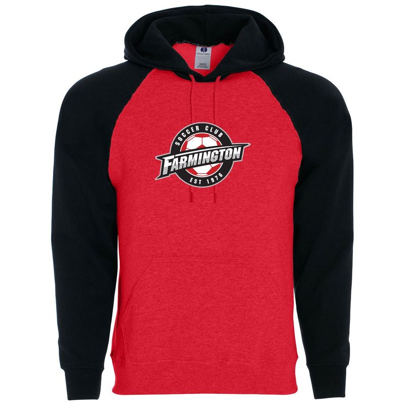 BANNER HOODIE YOUTH (FSC) (RED/BLACK)