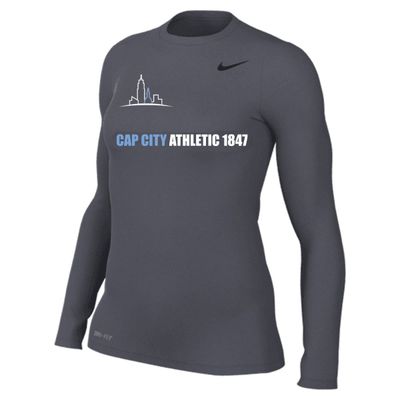 TEAM LEGEND L/S TEE WOMEN (CAP CITY) (GRAY)