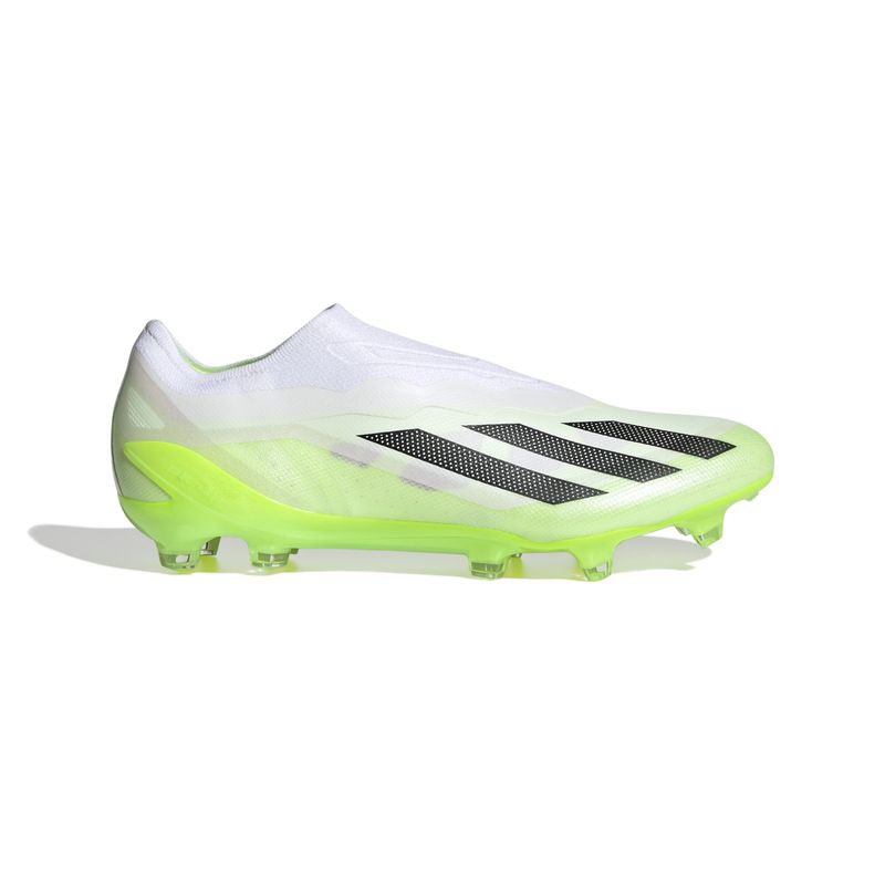 adidas Xシリーズ サッカーシューズ ホワイト/ライム Adidas X Crazyfast.1 Laceless FG - SoccerWorld