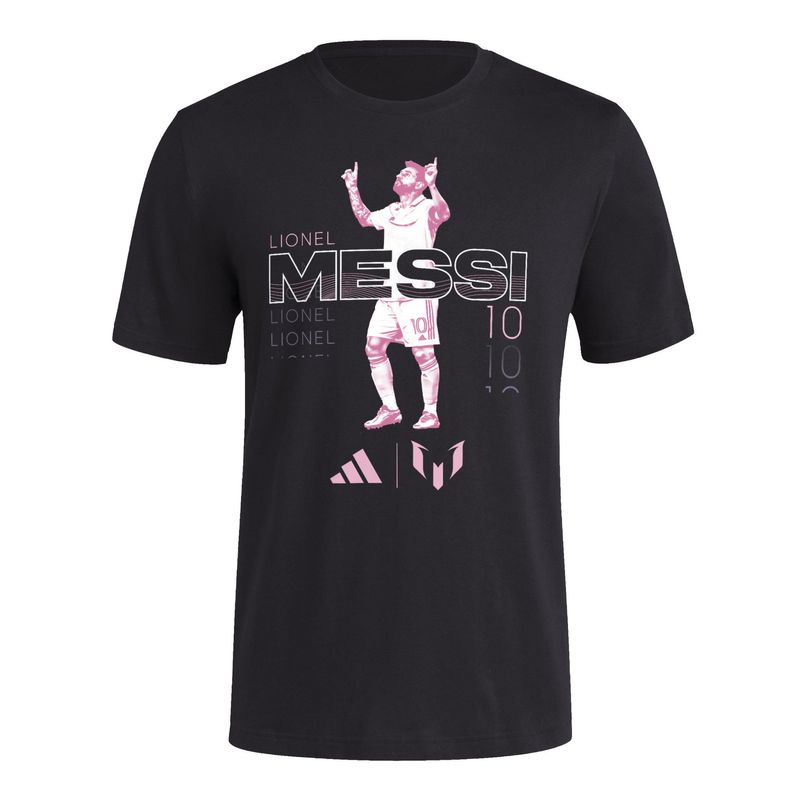 MESSI CELEBRATION GRAPHIC TEE (BLACK/PINK)
