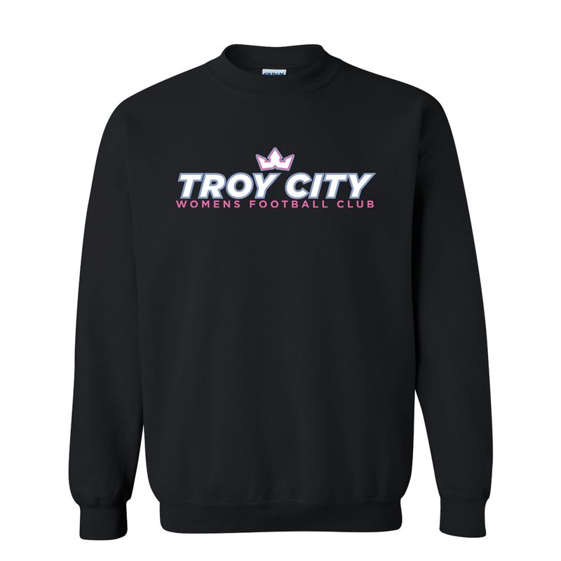 TROY CITY WFC: CREW SWEATSHIRT (BLACK)