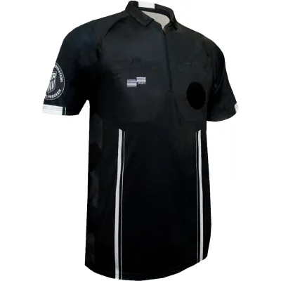 USSF PRO SS REFEREE JERSEY (BLACK)