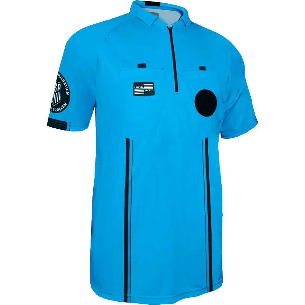 USSF PRO SS REFEREE JERSEY (BLUE)
