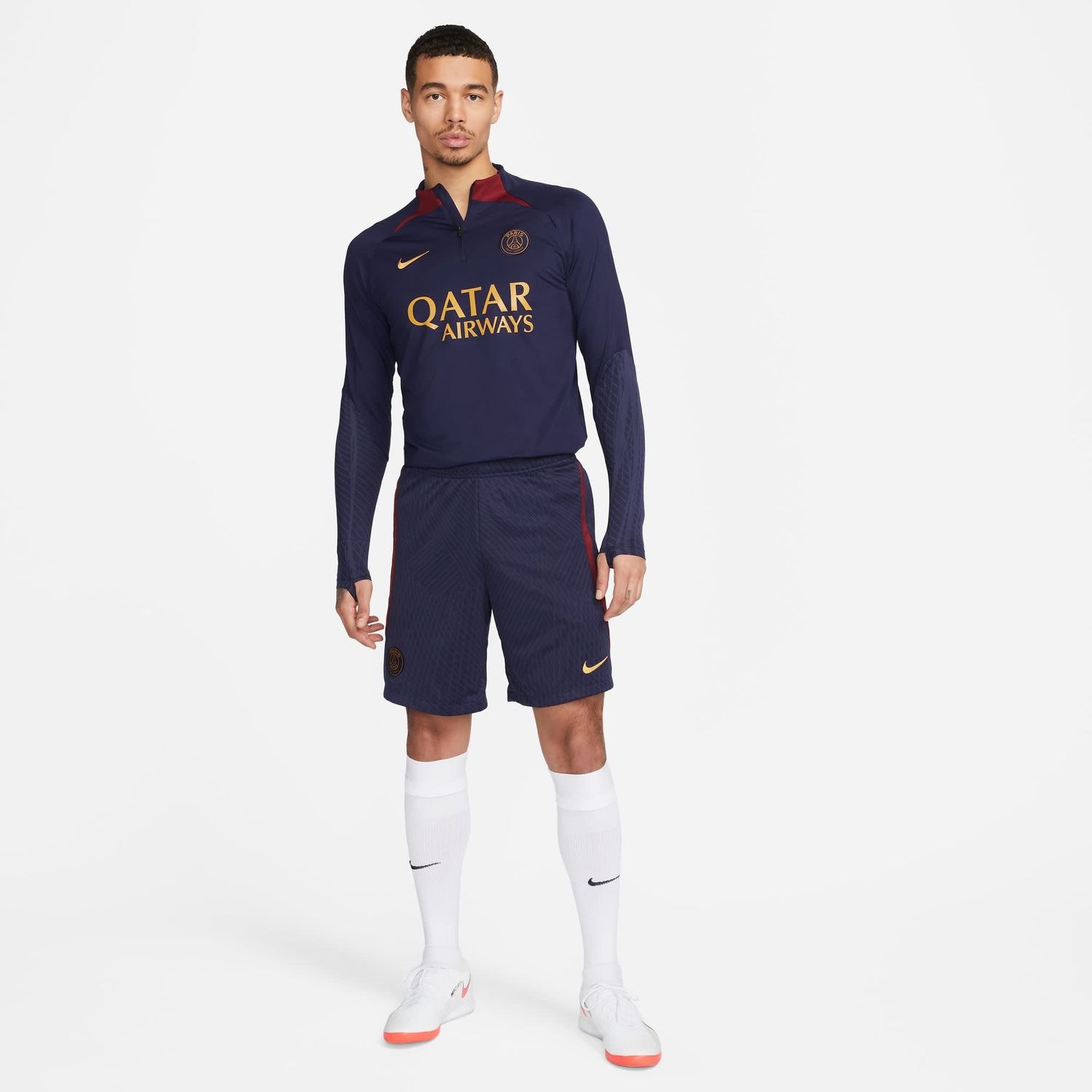 PSG 23/24 STRIKE DRILL TOP 1/4 ZIP (NAVY/MAROON)