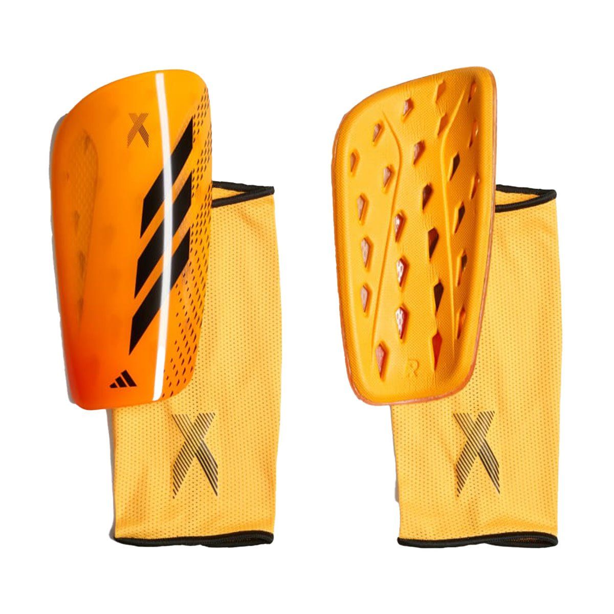 X LEAGUE SHIN GUARD (ORANGE/BLACK)