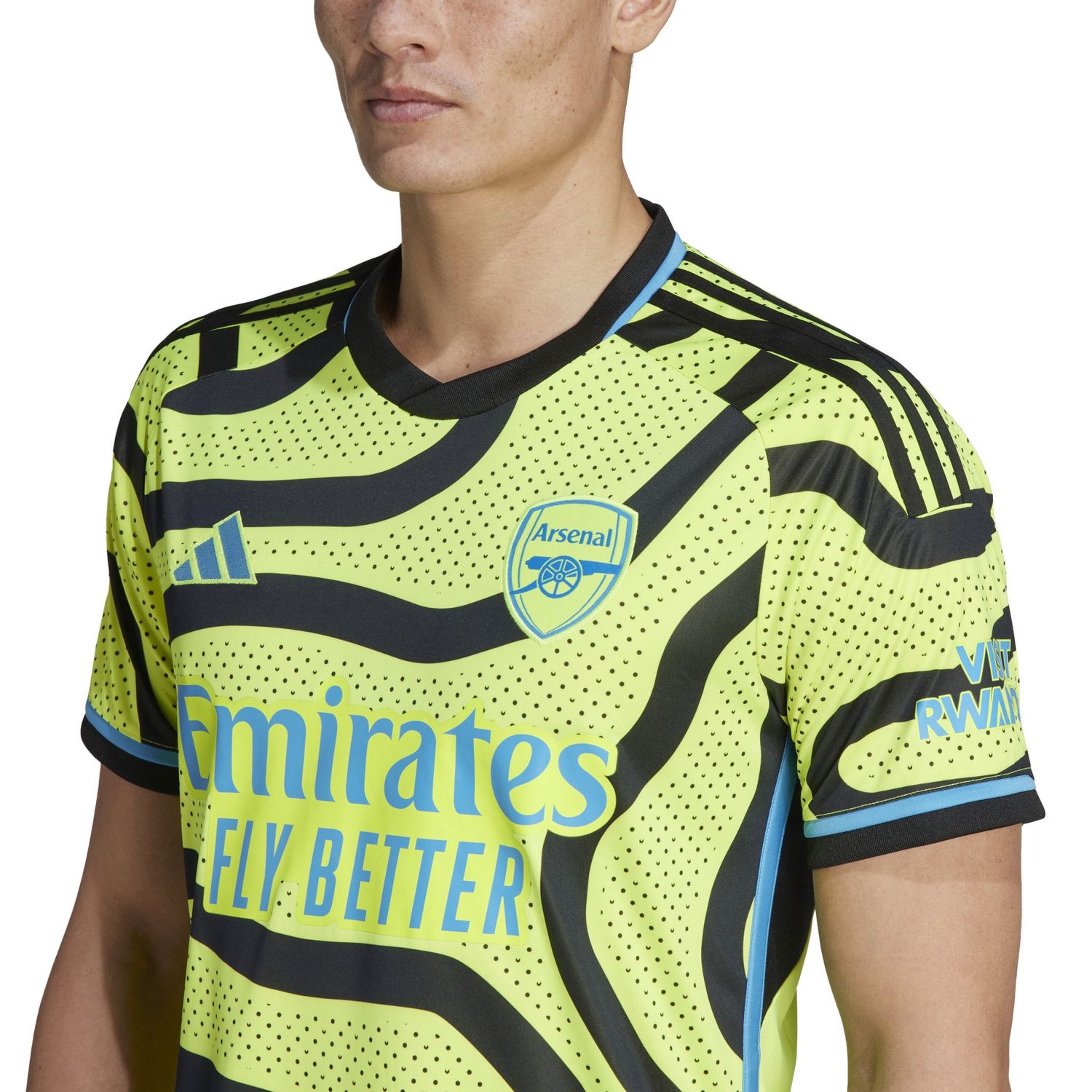 ARSENAL 23/24 AWAY JERSEY (VOLT/BLACK)