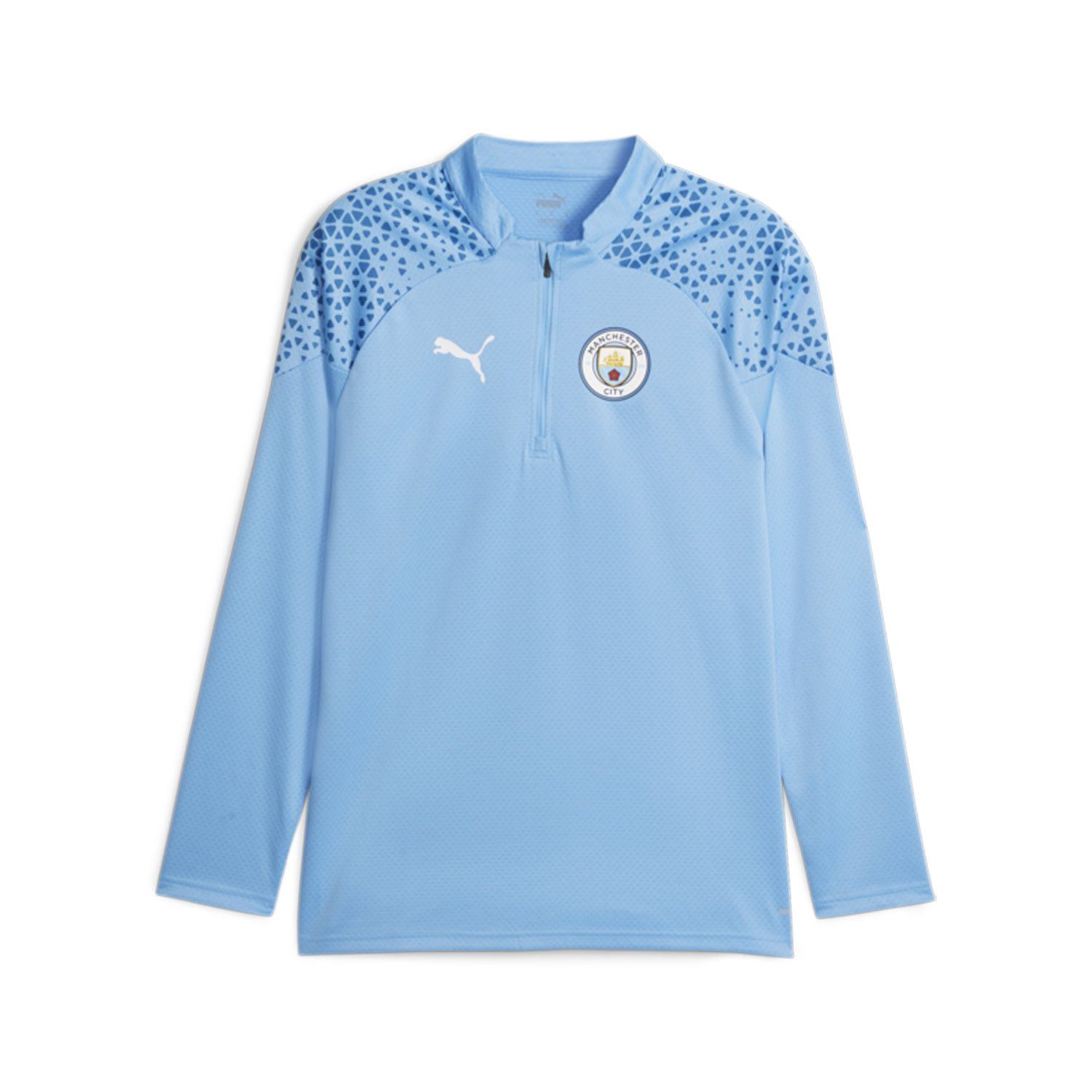 MANCHESTER CITY 23/24 TRAINING 1/4 ZIP TOP (BLUE)