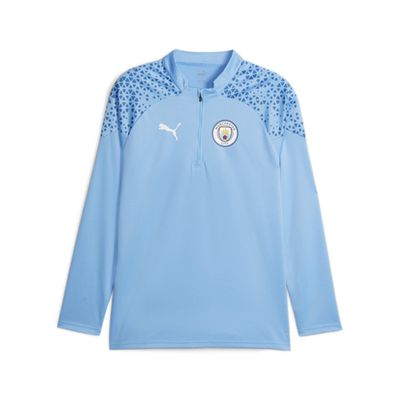 MANCHESTER CITY 23/24 TRAINING 1/4 ZIP TOP (BLUE)