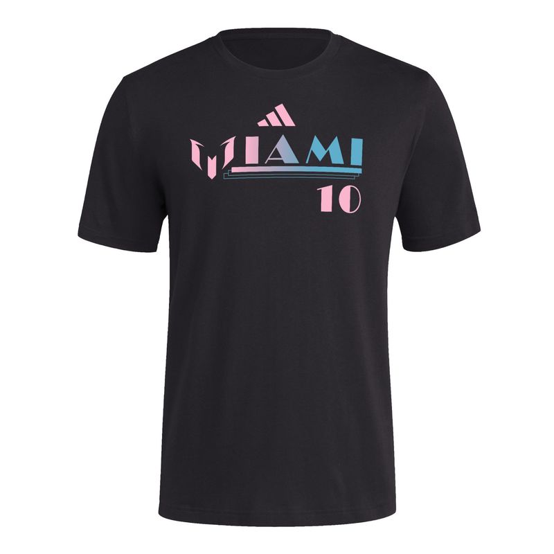 MESSI "M"IAMI GRAPHIC TEE (BLACK/PINK/BLUE)