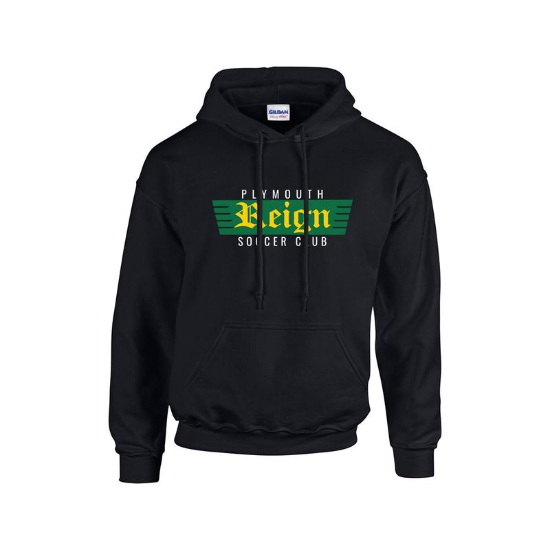 PLYMOUTH REIGN HEAVY BLEND HOODIE YOUTH (BLACK)