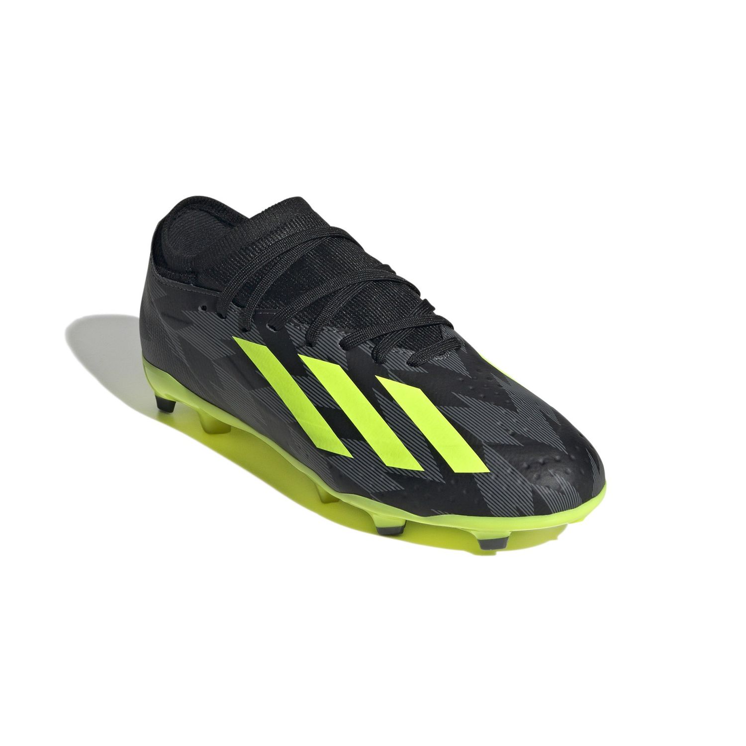 X CRAZYFAST INJECTION.3 FG JR (BLACK/GRAY/LIME)