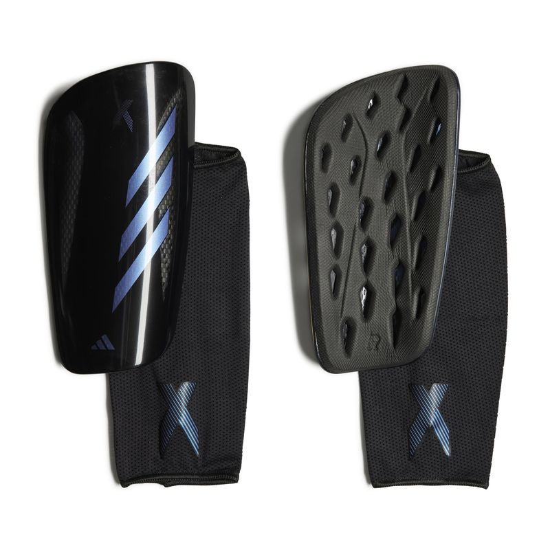 X LEAGUE SHIN GUARD (BLACK/BLUE)
