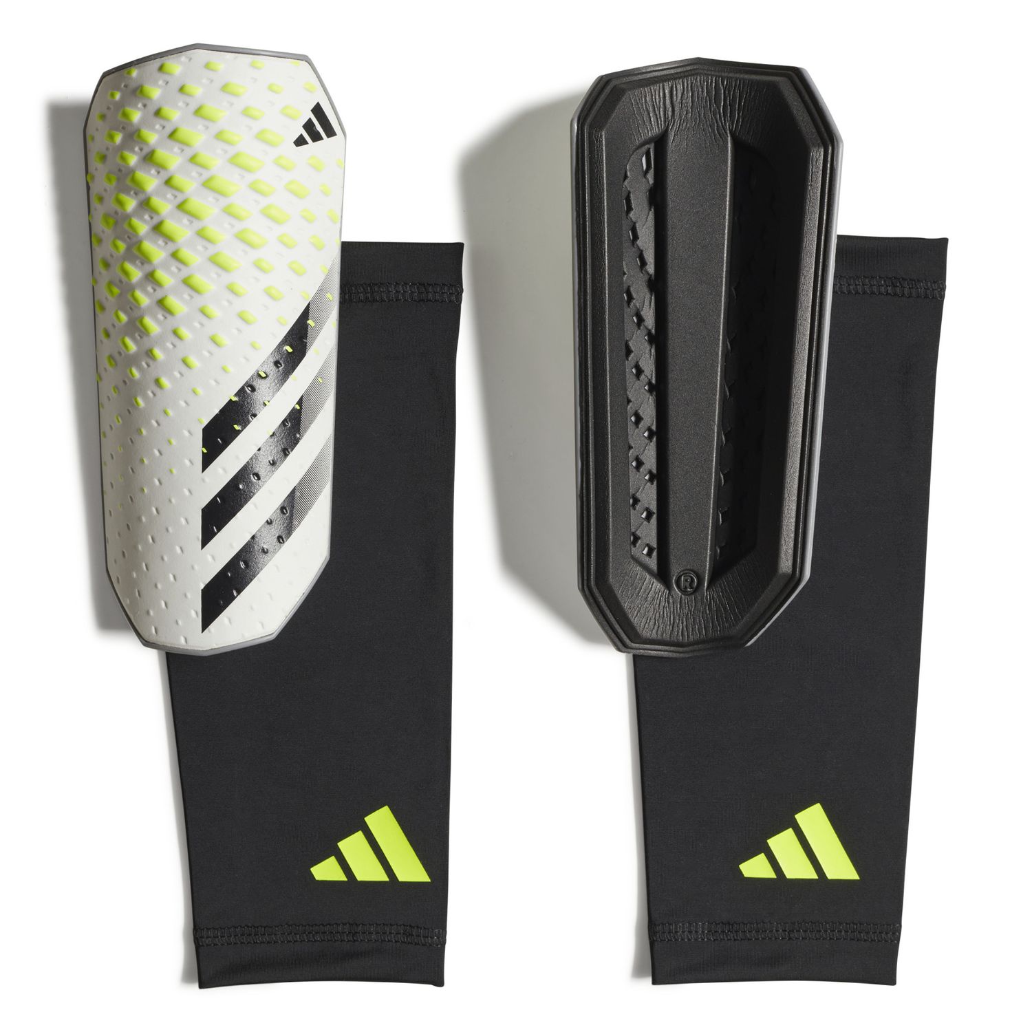 PREDATOR LEAGUE SHIN GUARD (WHITE/LIME)