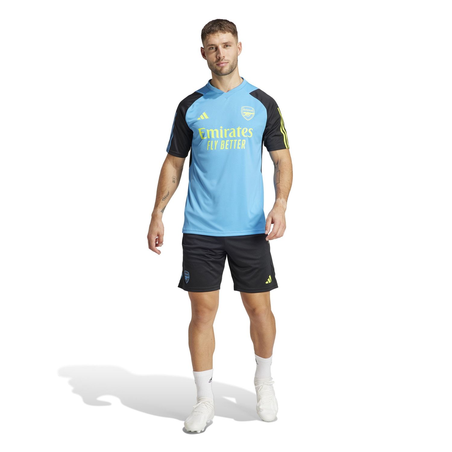 ARSENAL 23/24 TIRO TRAINING JERSEY (BLUE/YELLOW)