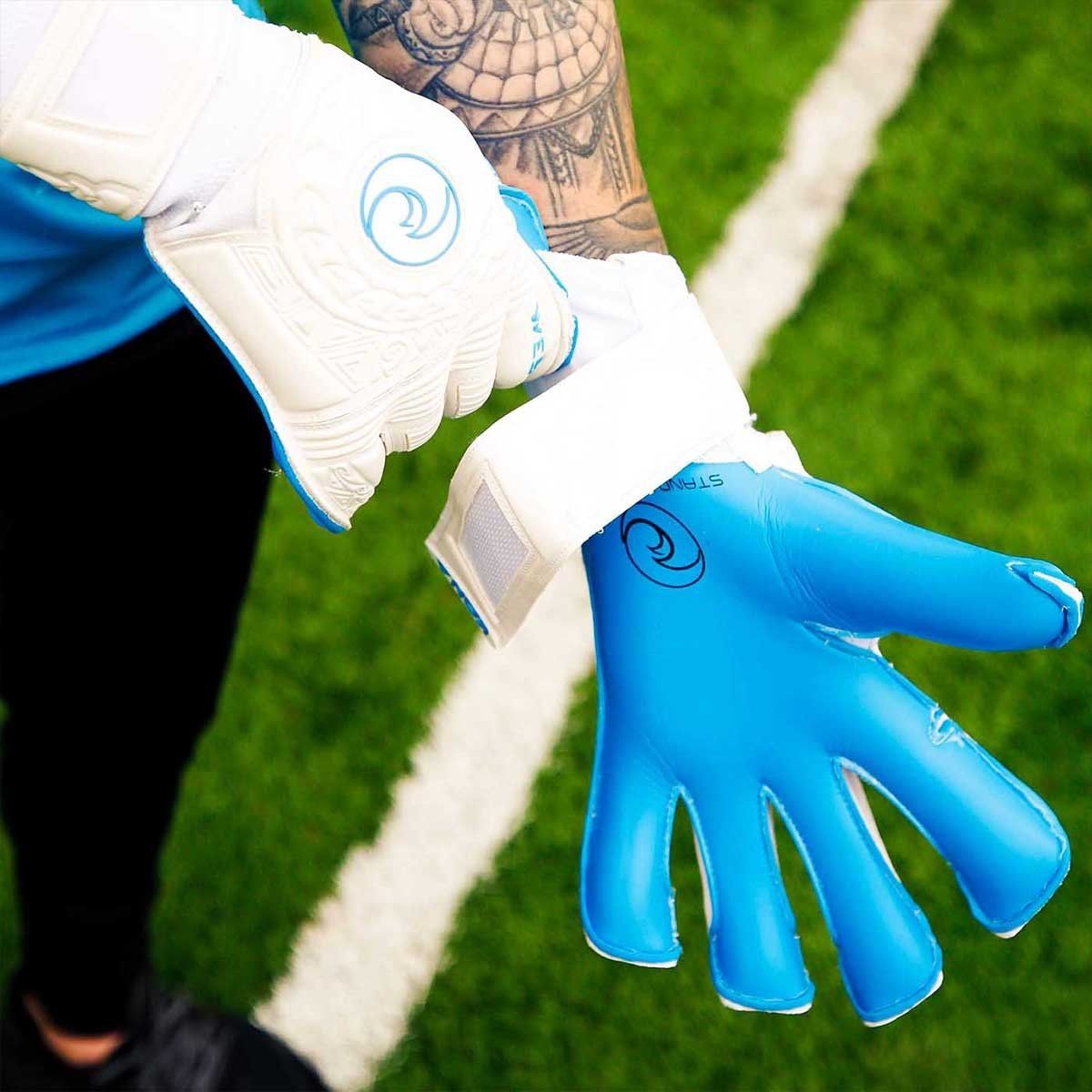 KONA PURE CYAN GK GLOVES (WHITE/AQUA)