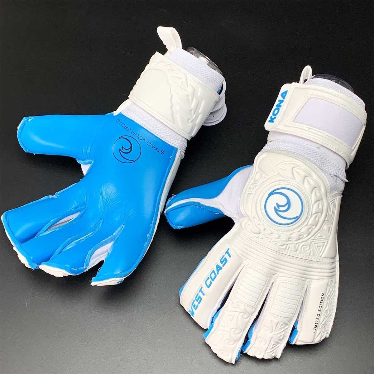 KONA PURE CYAN GK GLOVES (WHITE/AQUA)