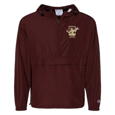 DCFC ANORAK 1/4 ZIP JACKET (MAROON)