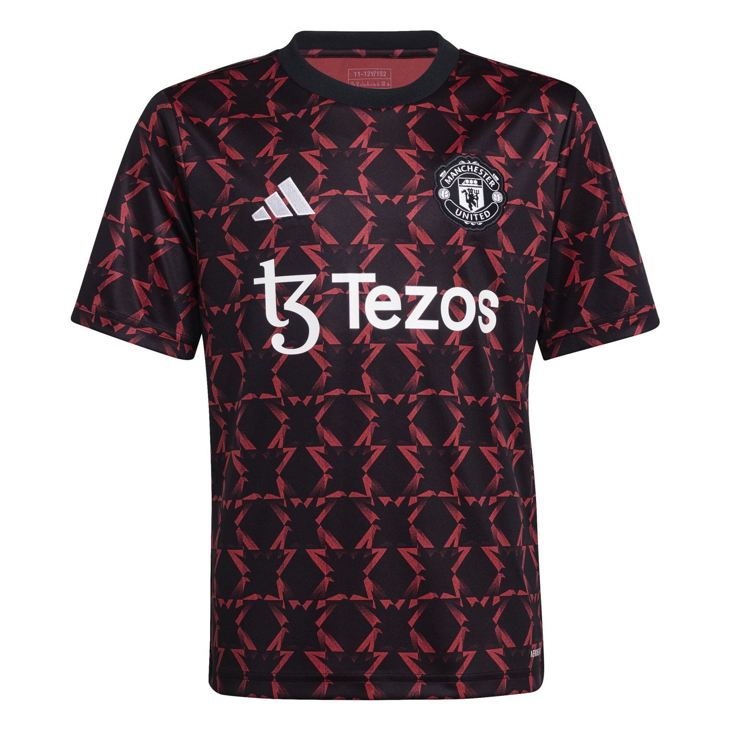 MANCHESTER UNITED 24/25 PREMATCH JERSEY YOUTH (BLACK/RED)