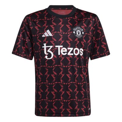 MANCHESTER UNITED 24/25 PREMATCH JERSEY YOUTH (BLACK/RED)