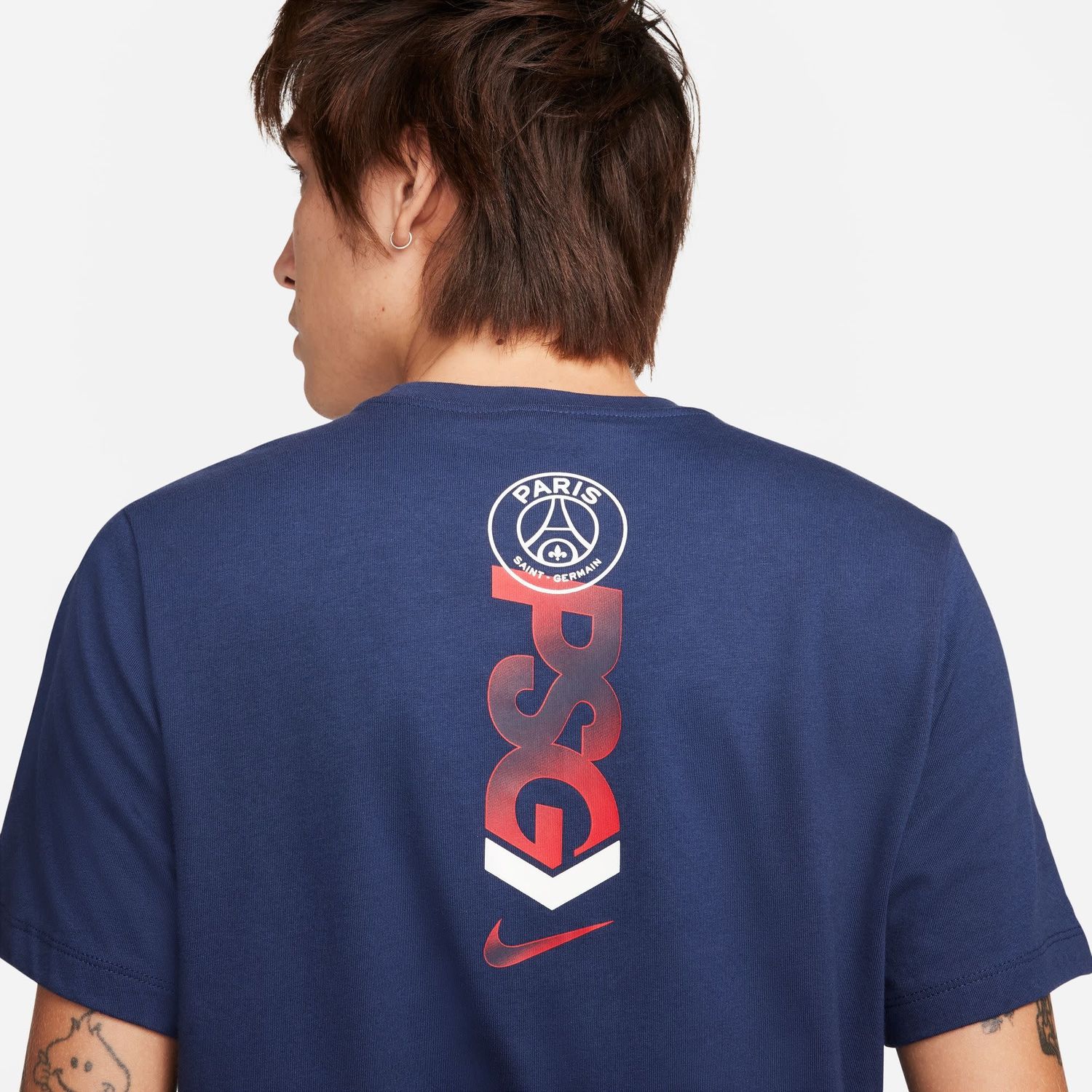 PSG 23/24 MERCURIAL TEE (NAVY)