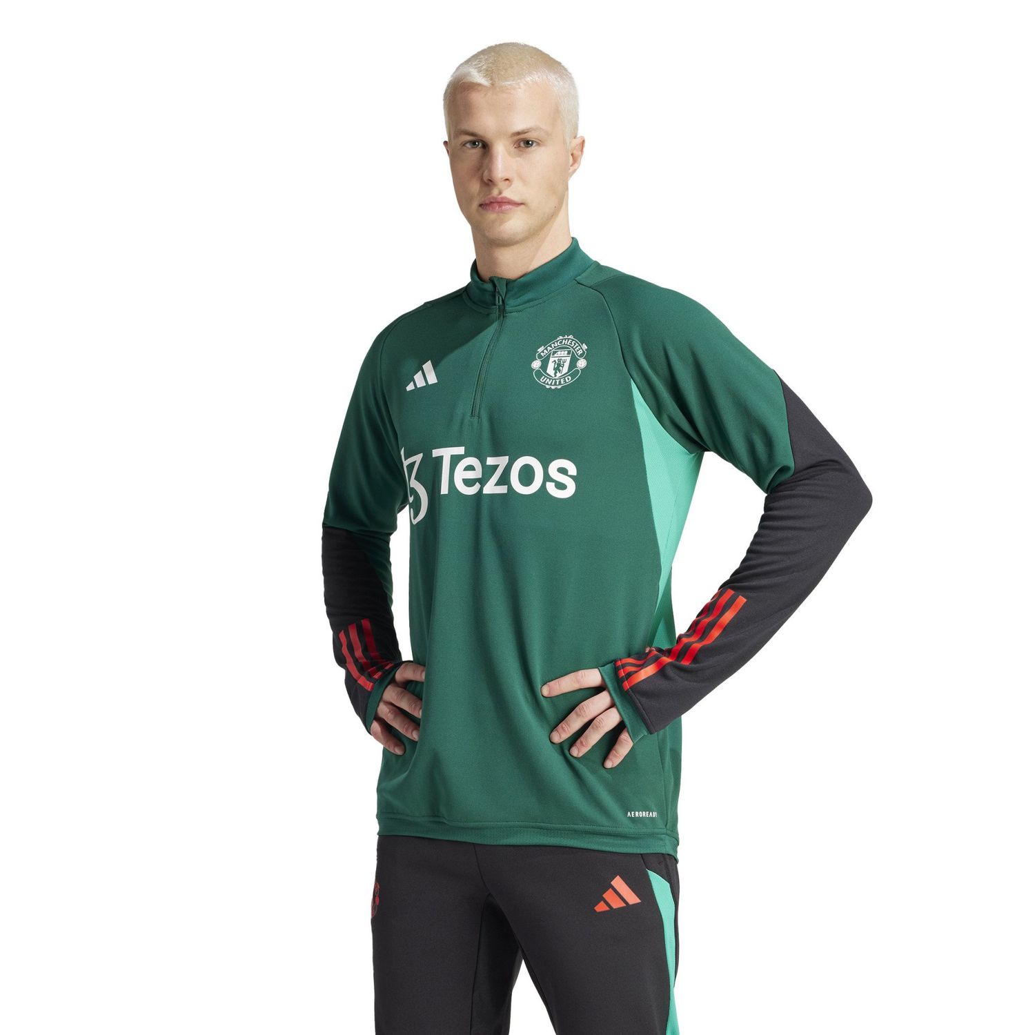 MANCHESTER UNITED 23/24 TIRO TRAINING TOP (GREEN)