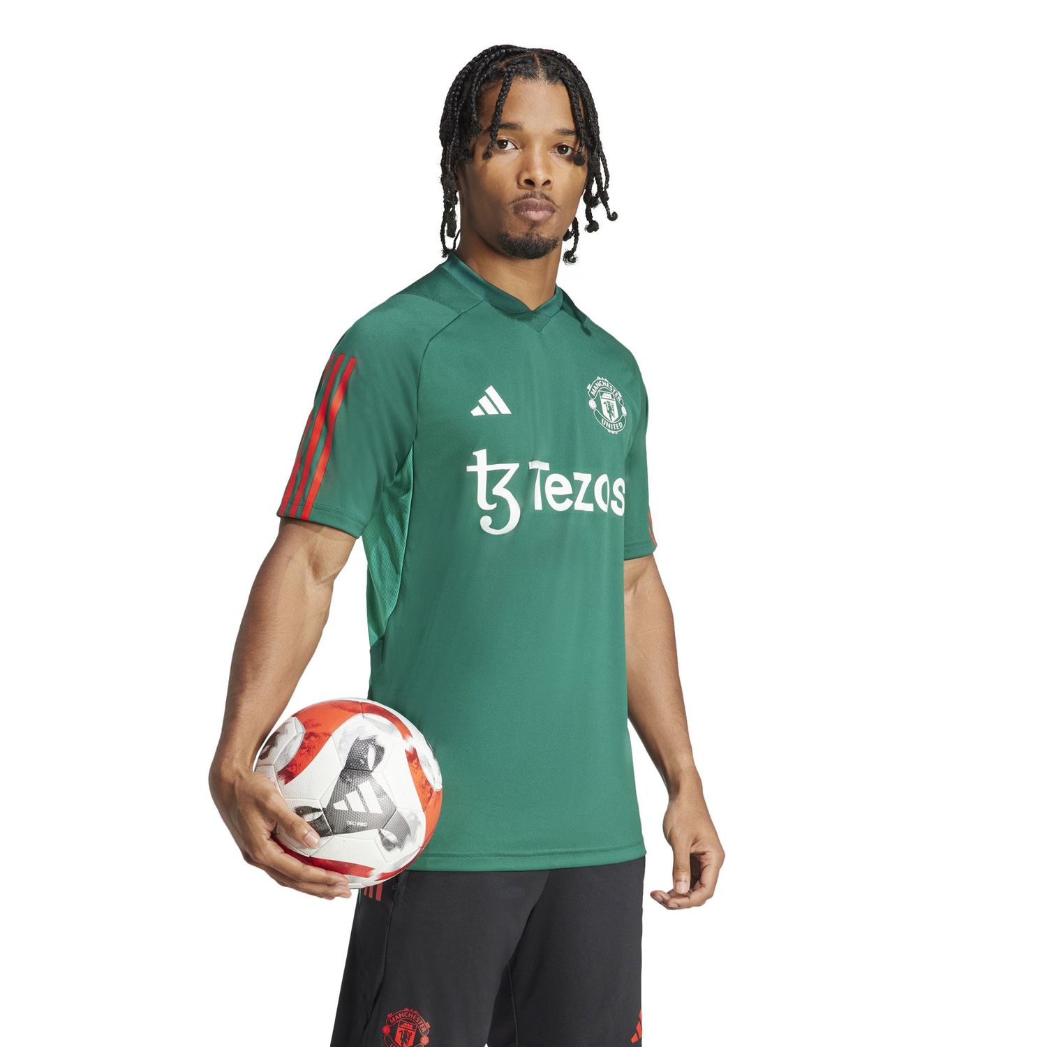 MANCHESTER UNITED 23/24 TIRO TRAINING JERSEY (GREEN)