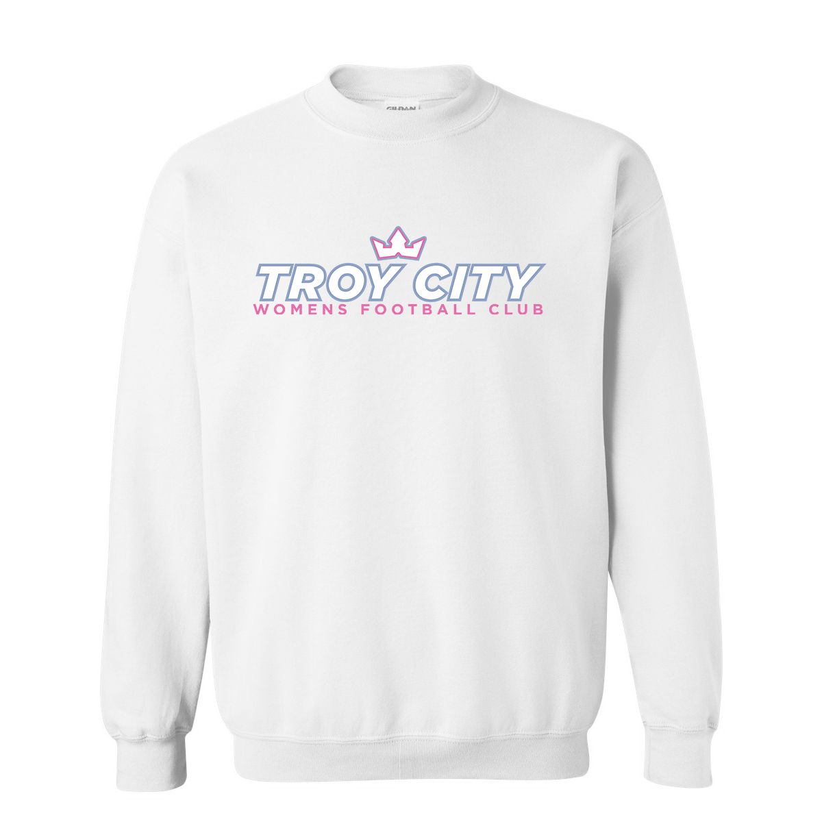 TROY CITY WFC: CREW SWEATSHIRT (WHITE)