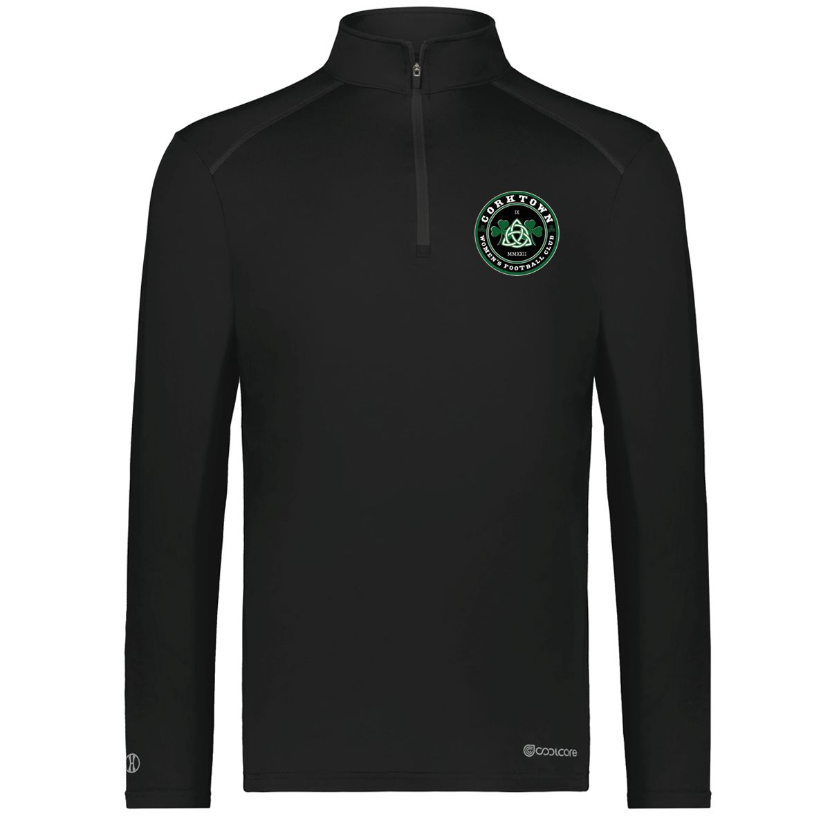 CORKTOWN WFC 25: HOLLOWAY 1/4 ZIP (BLACK)