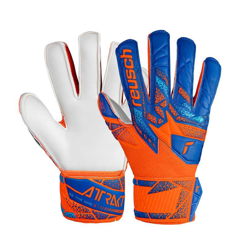 ATTRAKT SOLID FS JR GLOVE (ORANGE/BLUE)