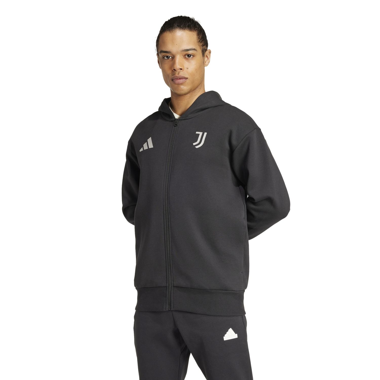 JUVENTUS 24/25 ANTHEM HOODED JACKET (BLACK)