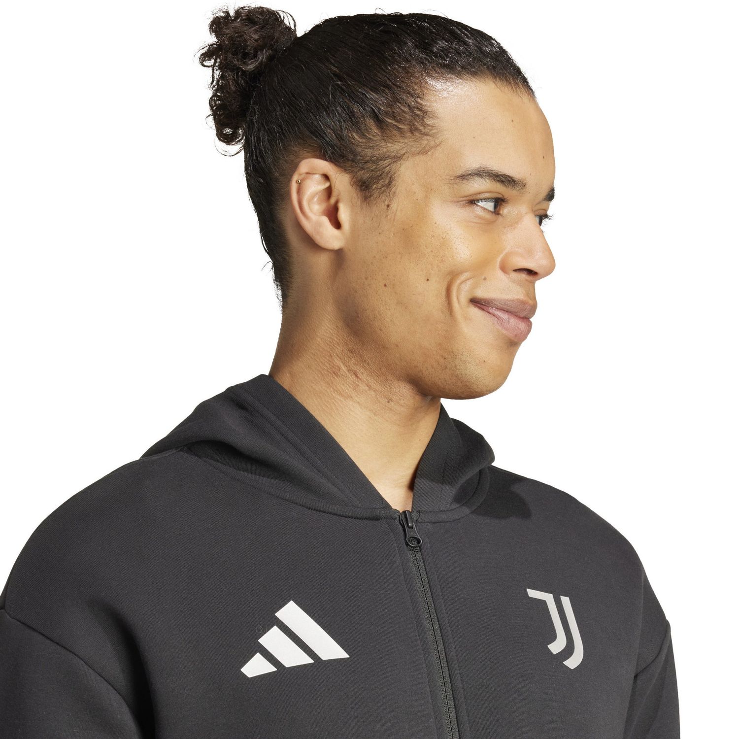 JUVENTUS 24/25 ANTHEM HOODED JACKET (BLACK)