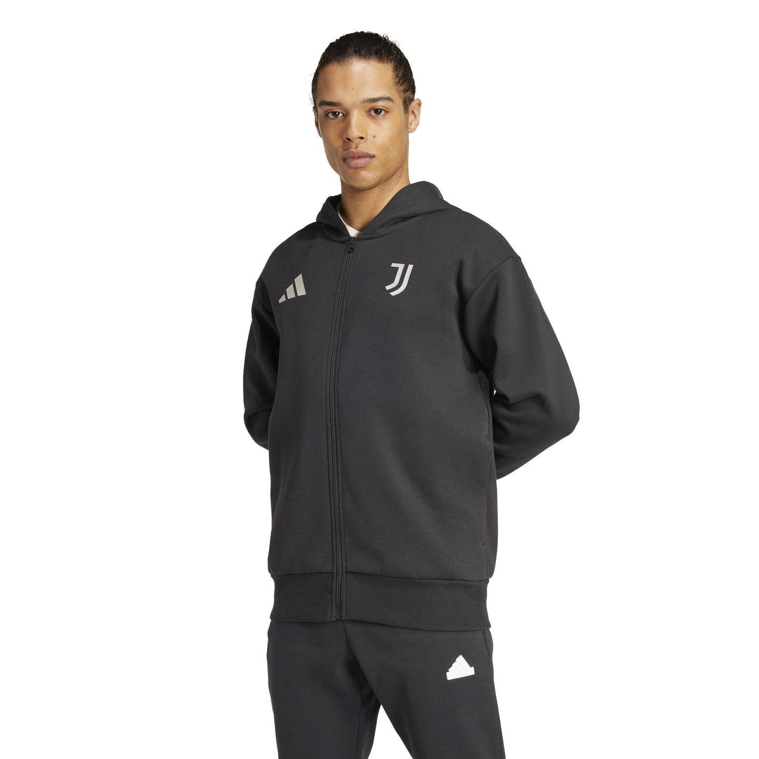 JUVENTUS 24/25 ANTHEM HOODED JACKET (BLACK)