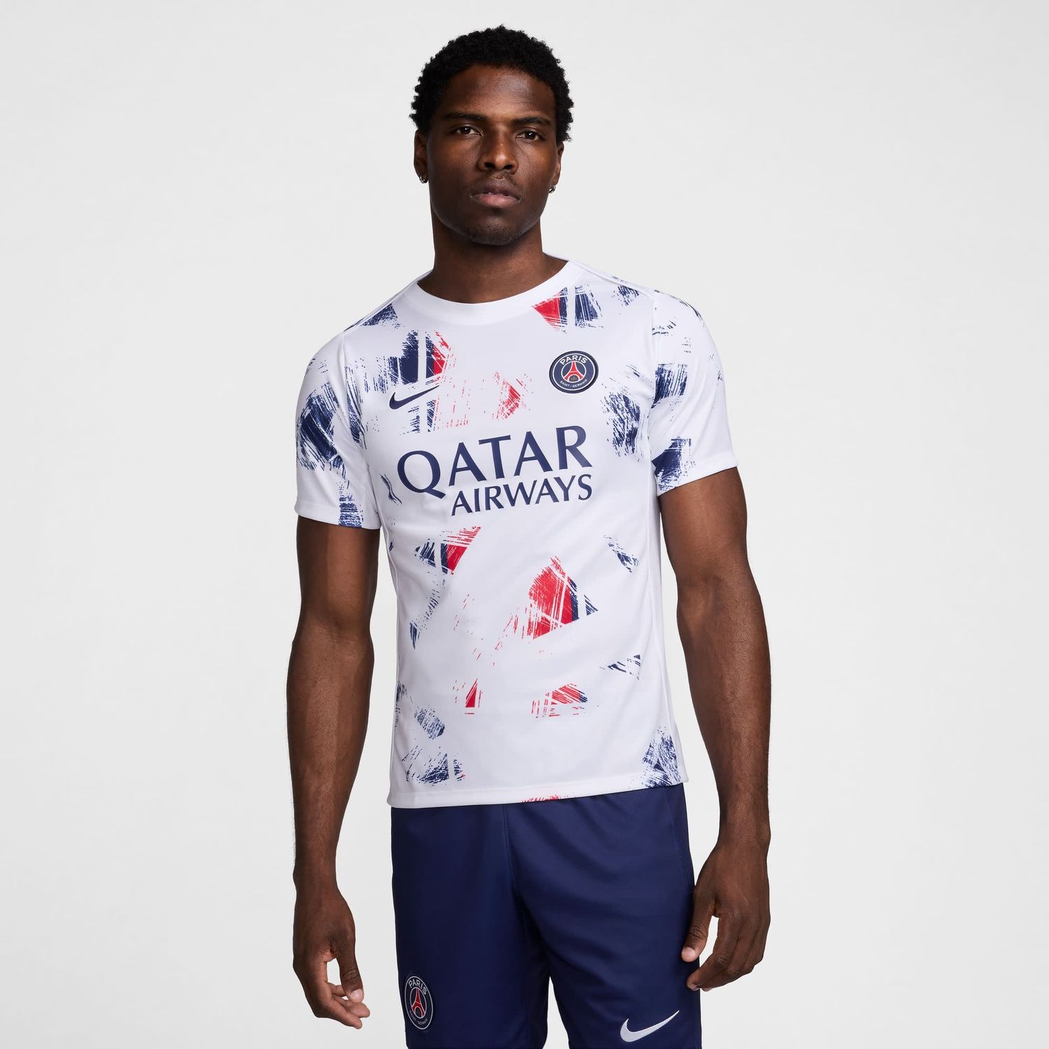 PSG 24/25 ACADEMY PRO PREMATCH JERSEY (WHITE)