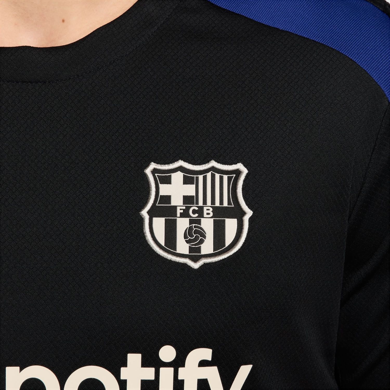 FC BARCELONA 24/25 STRIKE TRAINING JERSEY (BLACK)