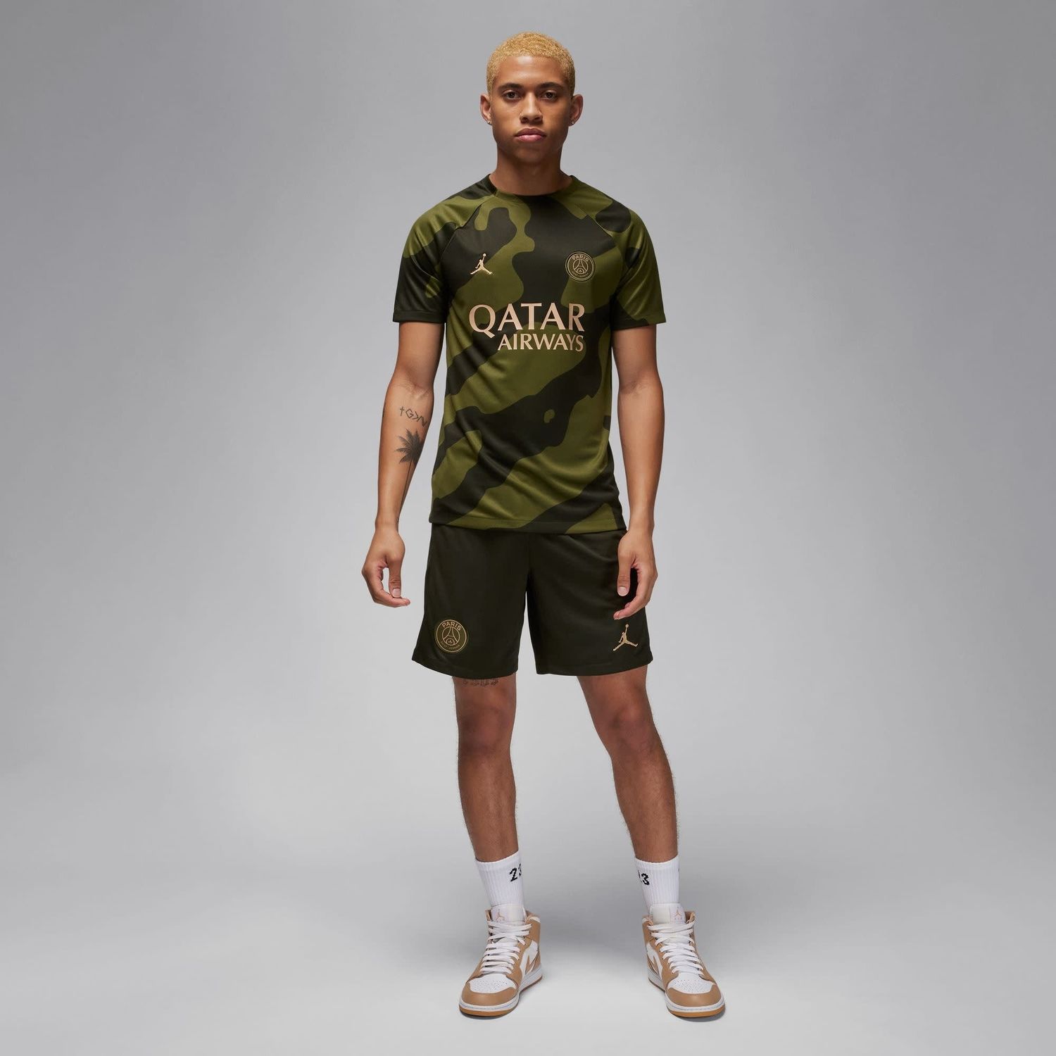 PSG 23/24 ACADEMY PREMATCH JERSEY (GREEN)
