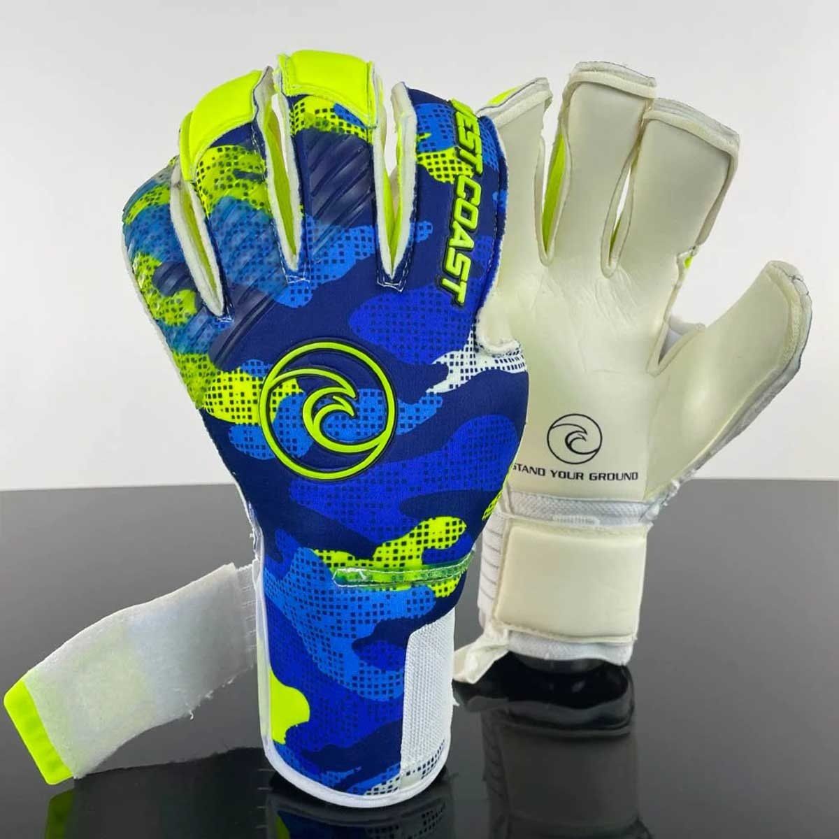 HELIX DEFIANT GLOVE (BLUE/NEON)
