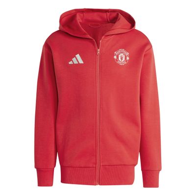 MANCHESTER UNITED 24/25 ANTHEM HOODED JACKET (RED)