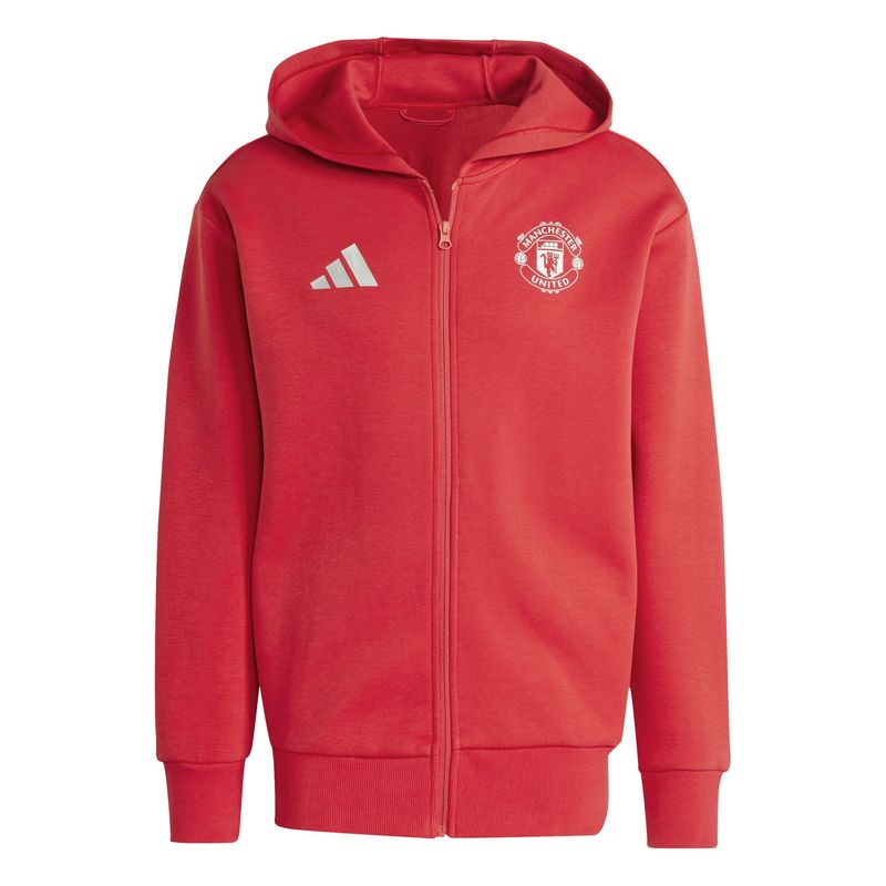 MANCHESTER UNITED 24/25 ANTHEM HOODED JACKET (RED)