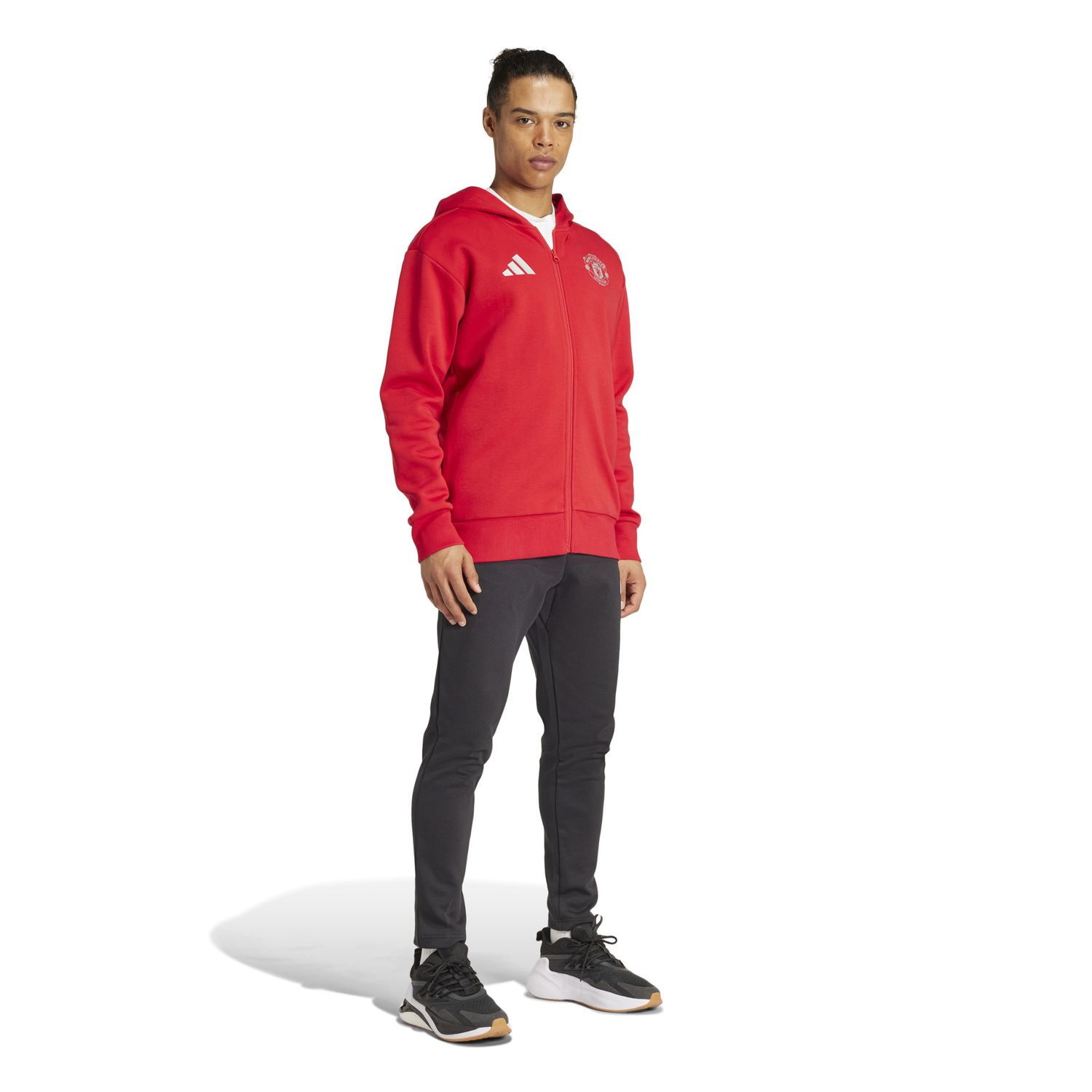 MANCHESTER UNITED 24/25 ANTHEM HOODED JACKET (RED)