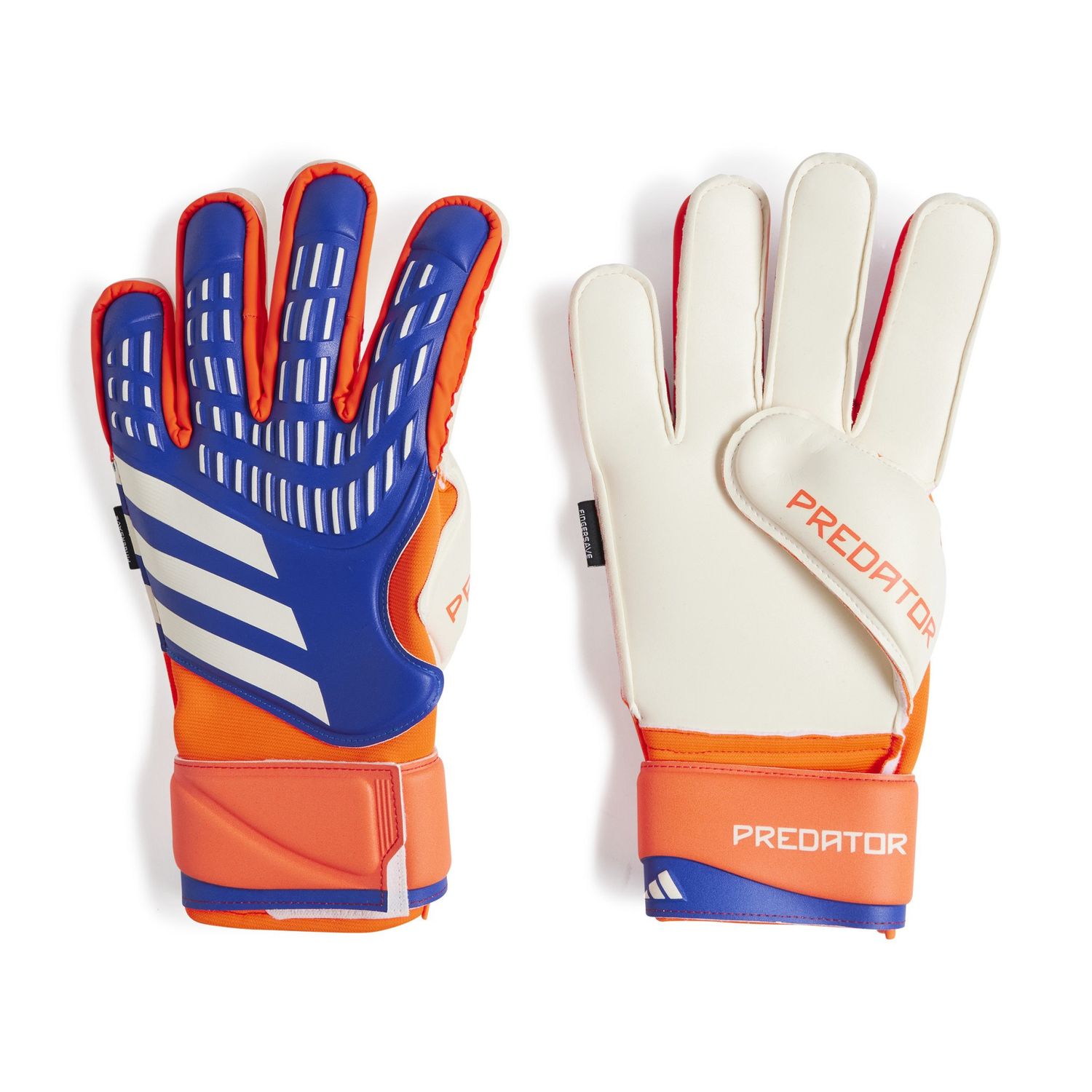 PREDATOR MATCH FINGERSAVE GLOVES (BLUE/ORANGE)