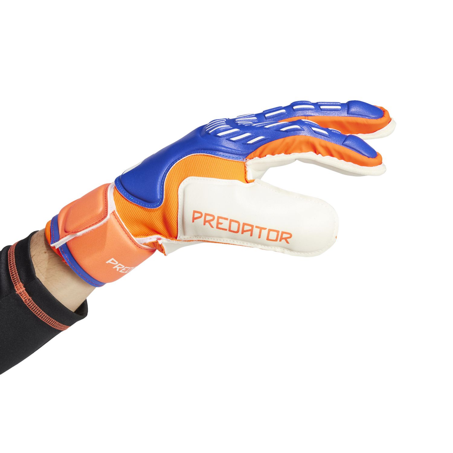 PREDATOR MATCH FINGERSAVE GLOVES (BLUE/ORANGE)