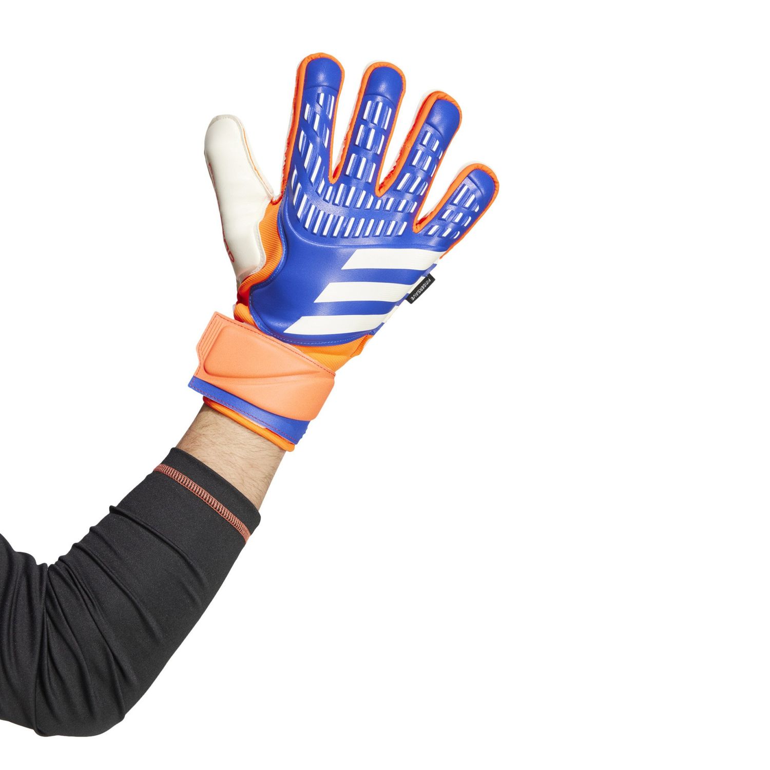 PREDATOR MATCH FINGERSAVE GLOVES (BLUE/ORANGE)