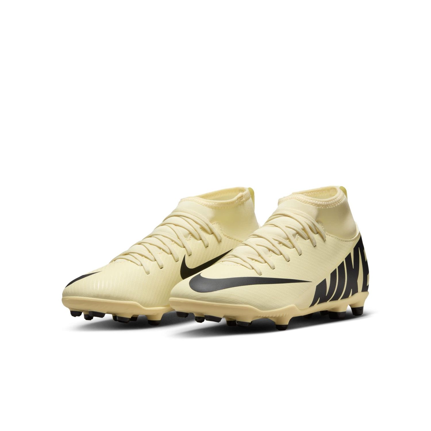 MERCURIAL SUPERFLY 9 CLUB FG/MG JR (LEMONADE/BLACK)