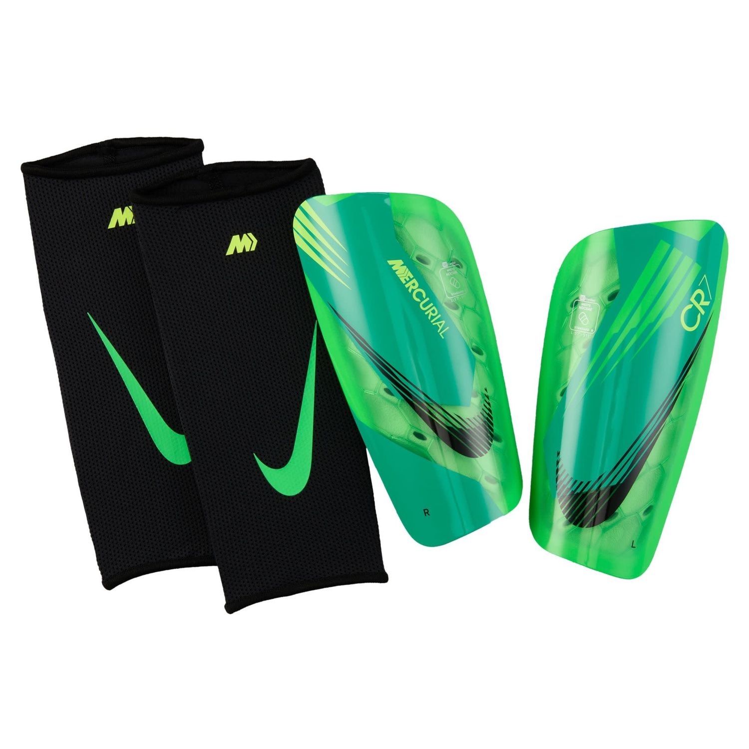 MERCURIAL LITE CR7 GUARD (GREEN)
