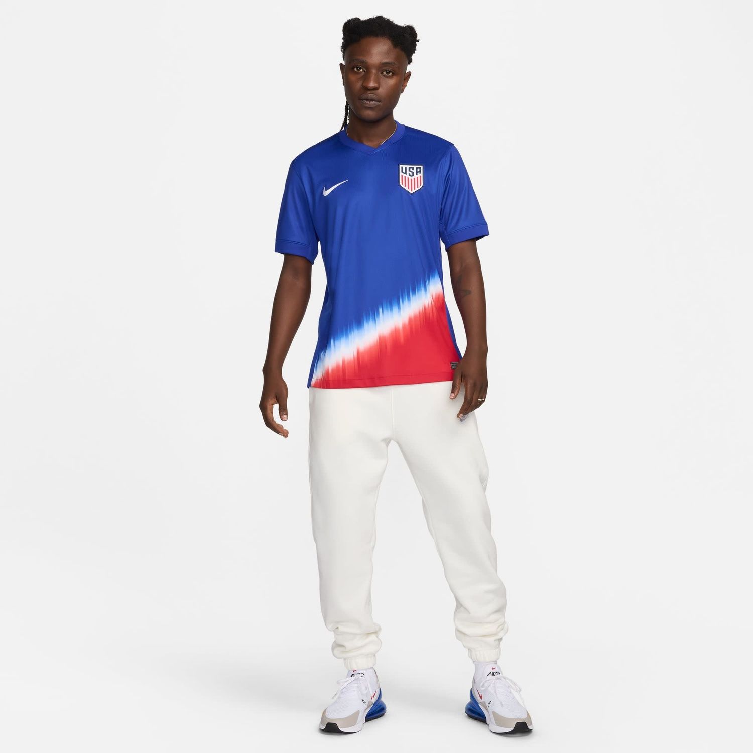 USA 2024 USMNT AWAY JERSEY (BLUE/RED)
